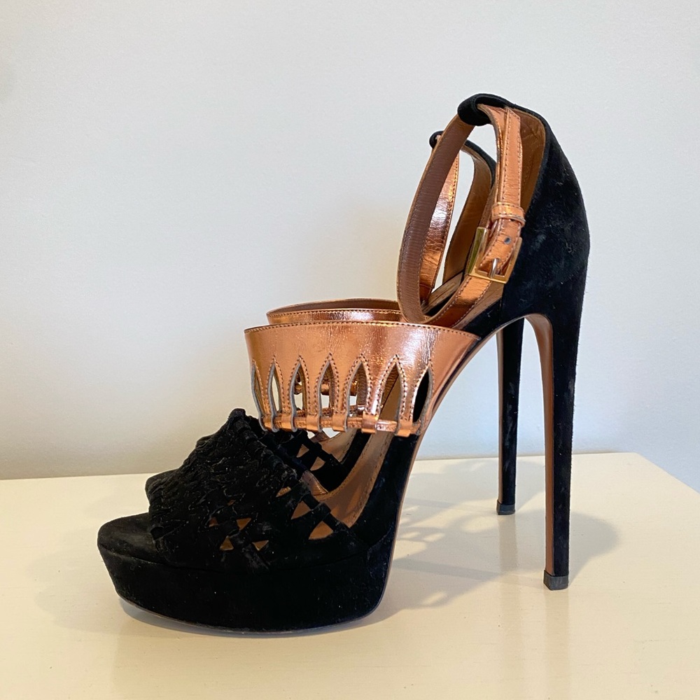 Alaia Suede Sandals Size 37.5 #Lux-SH-1